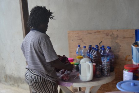 préparation des pigments